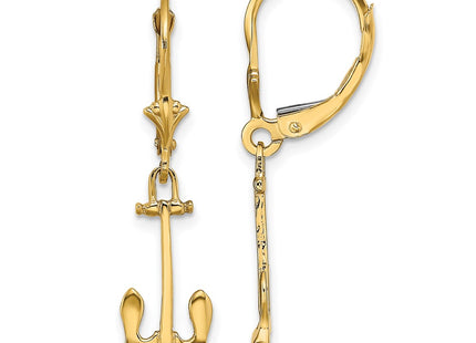 14k Yellow Gold Earrings Style TF1833 - Classique Jewelry Inc.