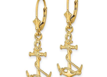 14k Yellow Gold Earrings Style TF1834 - Classique Jewelry Inc.