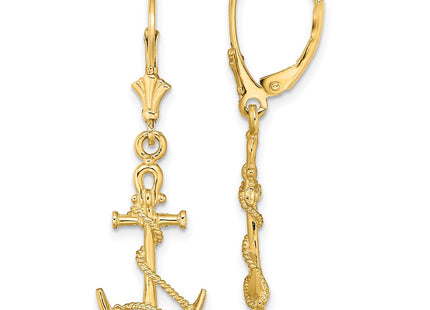 14k Yellow Gold Earrings Style TF1834 - Classique Jewelry Inc.