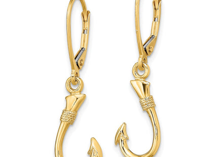 14k Yellow Gold Earrings Style TF1836 - Classique Jewelry Inc.