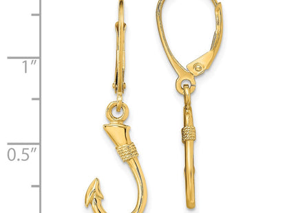 14k Yellow Gold Earrings Style TF1836 - Classique Jewelry Inc.