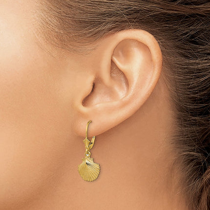 14k Yellow Gold Earrings Style TF1838 - Classique Jewelry Inc.