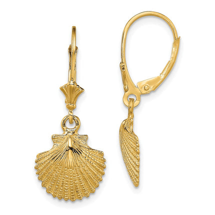 14k Yellow Gold Earrings Style TF1838 - Classique Jewelry Inc.