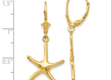 14k Yellow Gold Earrings Style TF1840 - Classique Jewelry Inc.