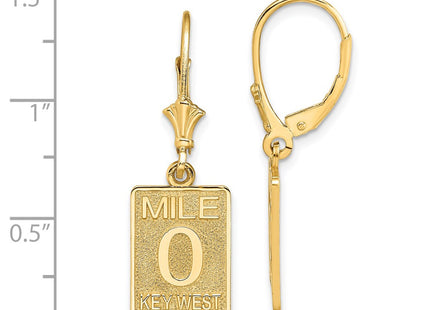 14k Yellow Gold Earrings Style TF1841 - Classique Jewelry Inc.