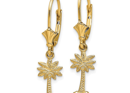 14k Yellow Gold Earrings Style TF1843 - Classique Jewelry Inc.