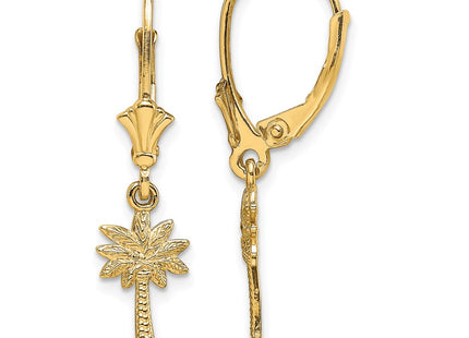 14k Yellow Gold Earrings Style TF1843 - Classique Jewelry Inc.