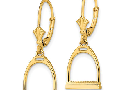 14k Yellow Gold Earrings Style TF1844 - Classique Jewelry Inc.