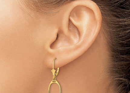 14k Yellow Gold Earrings Style TF1844 - Classique Jewelry Inc.