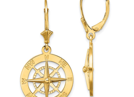 14k Yellow Gold Earrings Style TF1845 - Classique Jewelry Inc.