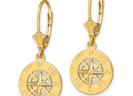 14k Yellow Gold Earrings Style TF1846 - Classique Jewelry Inc.