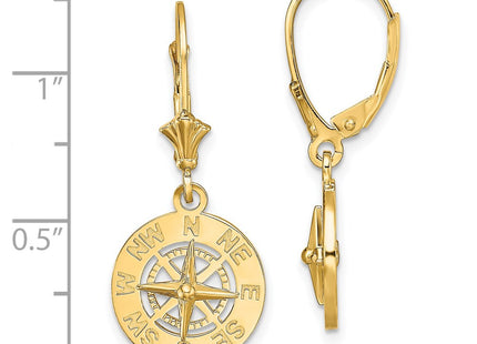 14k Yellow Gold Earrings Style TF1846 - Classique Jewelry Inc.