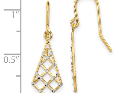 14k Yellow & Rhodium Jewelry Style TF1899 - Classique Jewelry Inc.