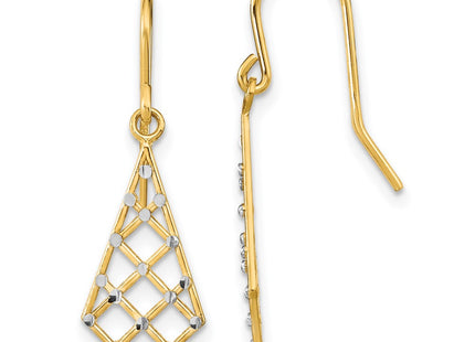 14k Yellow & Rhodium Jewelry Style TF1899 - Classique Jewelry Inc.