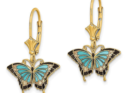 14k Yellow Gold Earrings Style TF1916 - Classique Jewelry Inc.