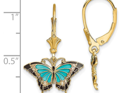 14k Yellow Gold Earrings Style TF1916 - Classique Jewelry Inc.