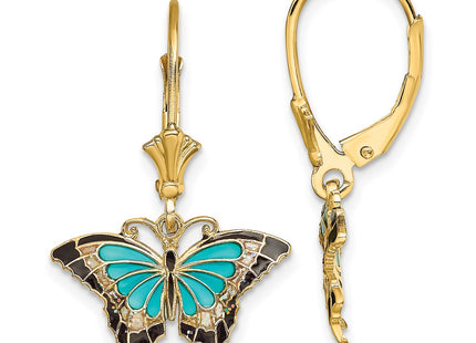 14k Yellow Gold Earrings Style TF1916 - Classique Jewelry Inc.