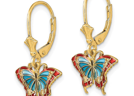 14k Yellow Gold Earrings Style TF1917 - Classique Jewelry Inc.