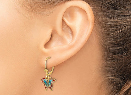 14k Yellow Gold Earrings Style TF1917 - Classique Jewelry Inc.