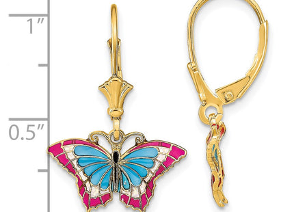 14k Yellow Gold Earrings Style TF1917 - Classique Jewelry Inc.