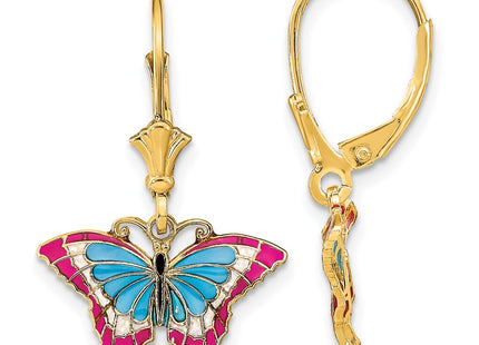 14k Yellow Gold Earrings Style TF1917 - Classique Jewelry Inc.