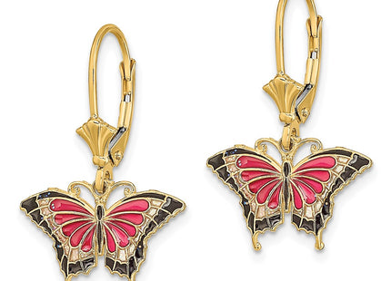 14k Yellow Gold Earrings Style TF1919 - Classique Jewelry Inc.