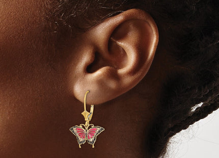 14k Yellow Gold Earrings Style TF1919 - Classique Jewelry Inc.