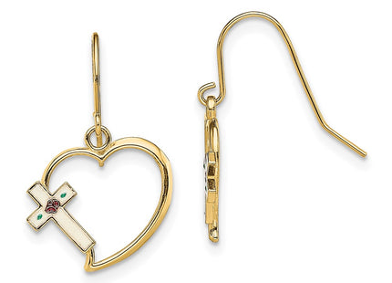 14k Yellow Gold Earrings Style TF1921 - Classique Jewelry Inc.