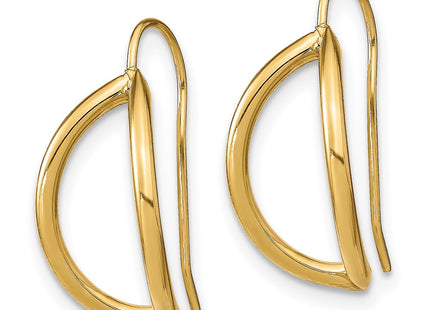 14k Yellow Gold Earrings Style TF1940 - Classique Jewelry Inc.