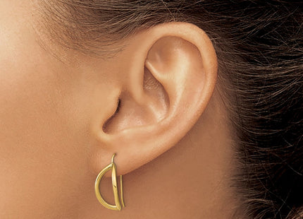 14k Yellow Gold Earrings Style TF1940 - Classique Jewelry Inc.