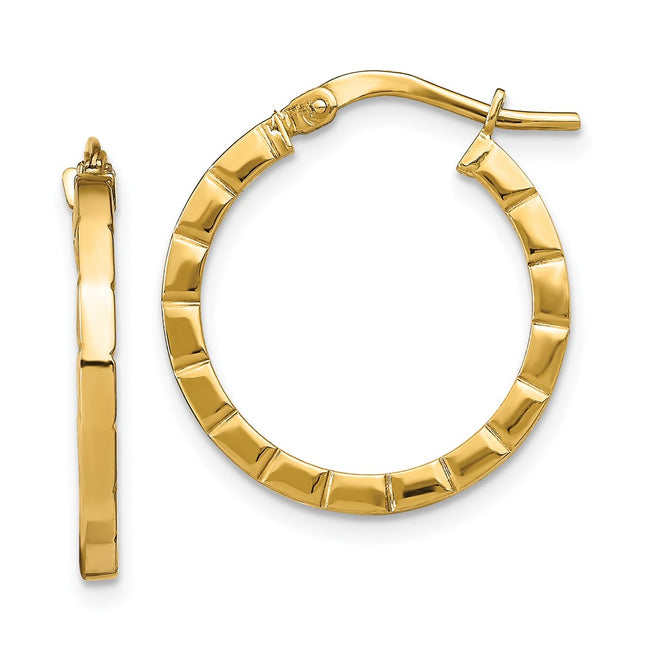 14k Yellow Gold Earrings Style TF1941 - Classique Jewelry Inc.