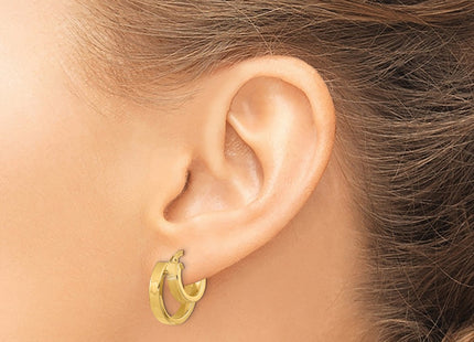 14k Yellow Gold Earrings Style TF1963 - Classique Jewelry Inc.