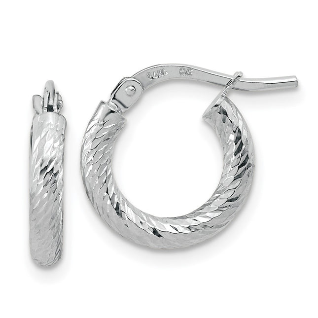 14k White Gold Earrings Style TF1964W - Classique Jewelry Inc.