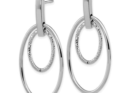 14k White Gold Earrings Style TF1980W - Classique Jewelry Inc.