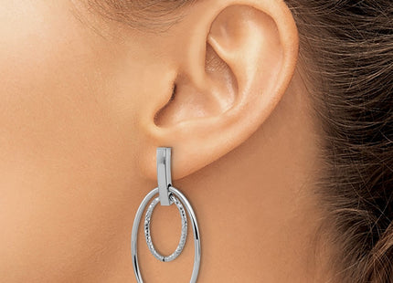 14k White Gold Earrings Style TF1980W - Classique Jewelry Inc.