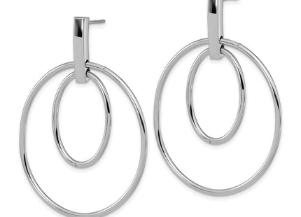 14k White Gold Earrings Style TF1981W - Classique Jewelry Inc.