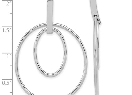 14k White Gold Earrings Style TF1981W - Classique Jewelry Inc.