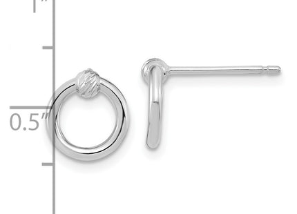 14k White Gold Earrings Style TF1984W - Classique Jewelry Inc.