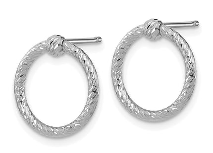 14k White Gold Earrings Style TF1989W - Classique Jewelry Inc.