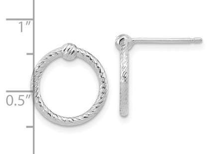 14k White Gold Earrings Style TF1989W - Classique Jewelry Inc.