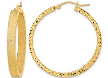 14K gold hoop earrings