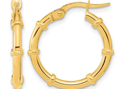 14K gold hoop earrings