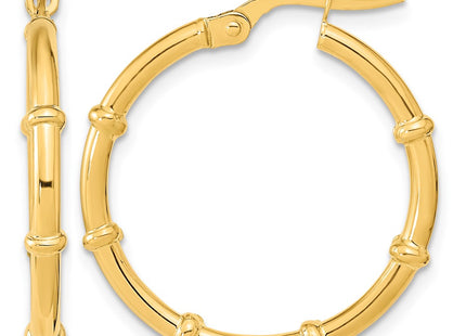 14K gold hoop earrings