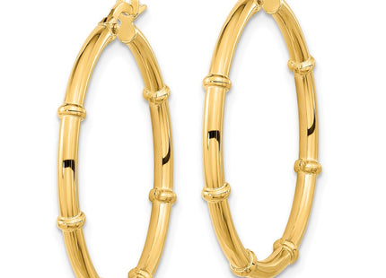 14k Yellow Gold Earrings Style TF2011 - Classique Jewelry Inc.