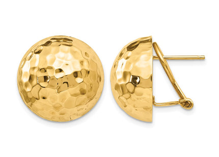 14K gold earrings