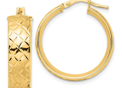 14k Yellow Gold Earrings Style TF2022 - Classique Jewelry Inc.