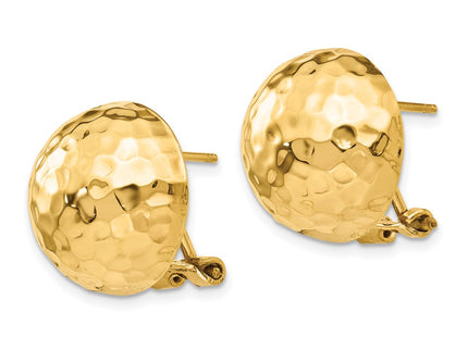 14K gold earrings, alternate view