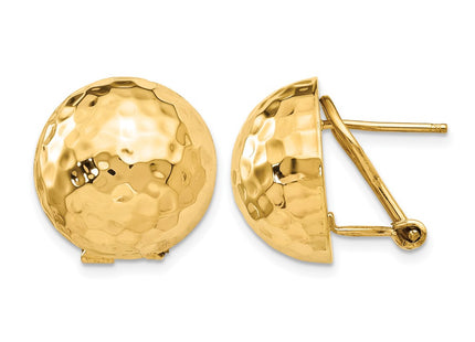 14K gold earrings