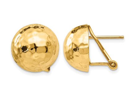 14K gold earrings