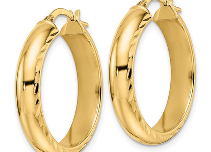 14k Yellow Gold Earrings Style TF2042 - Classique Jewelry Inc.